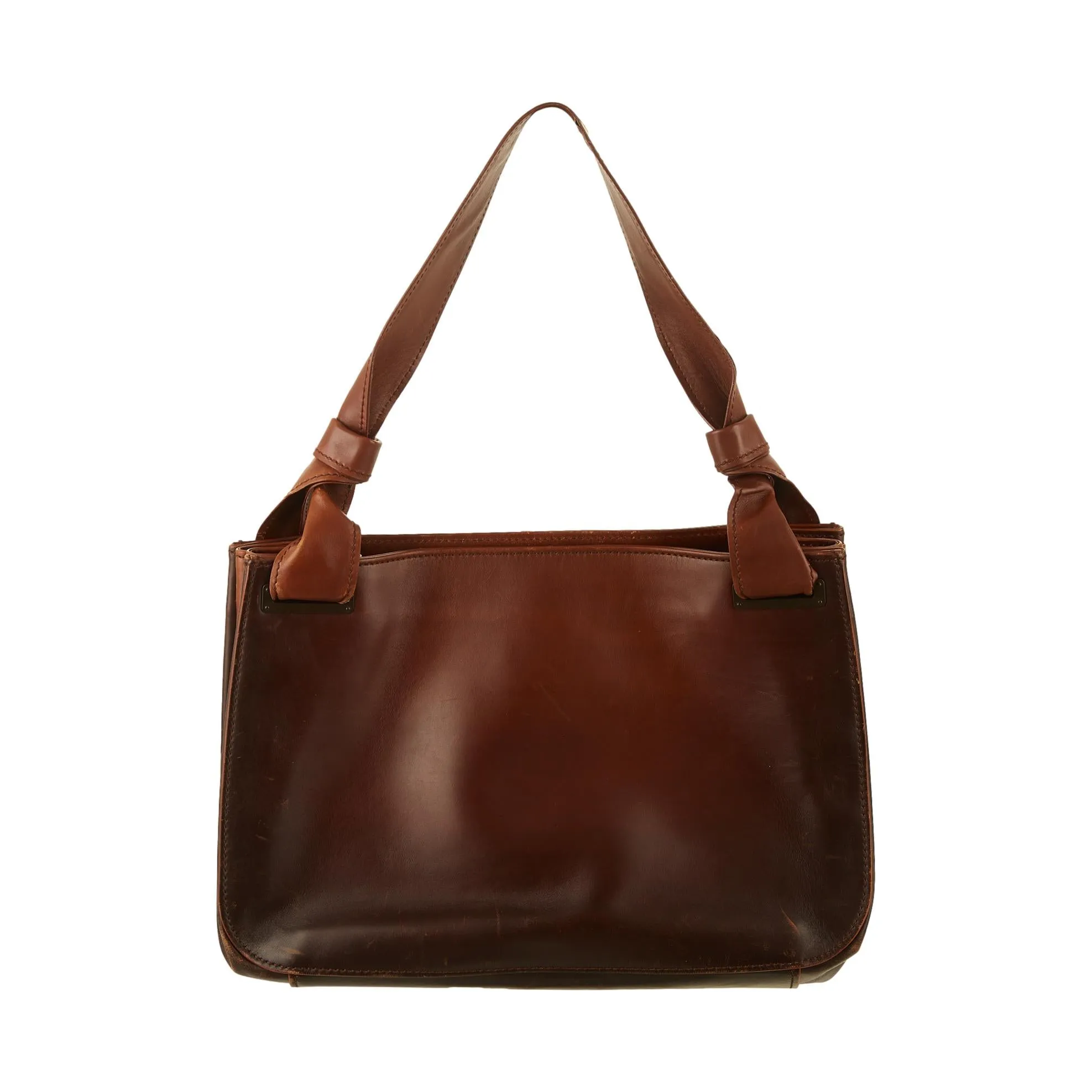 Gucci Brown Leather Shoulder Bag