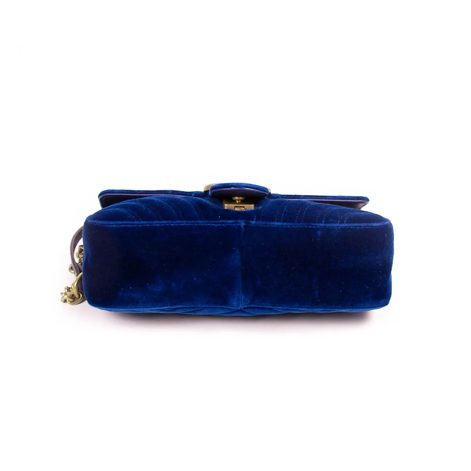 Gucci GG Marmont Small Velvet Metalassé Bag