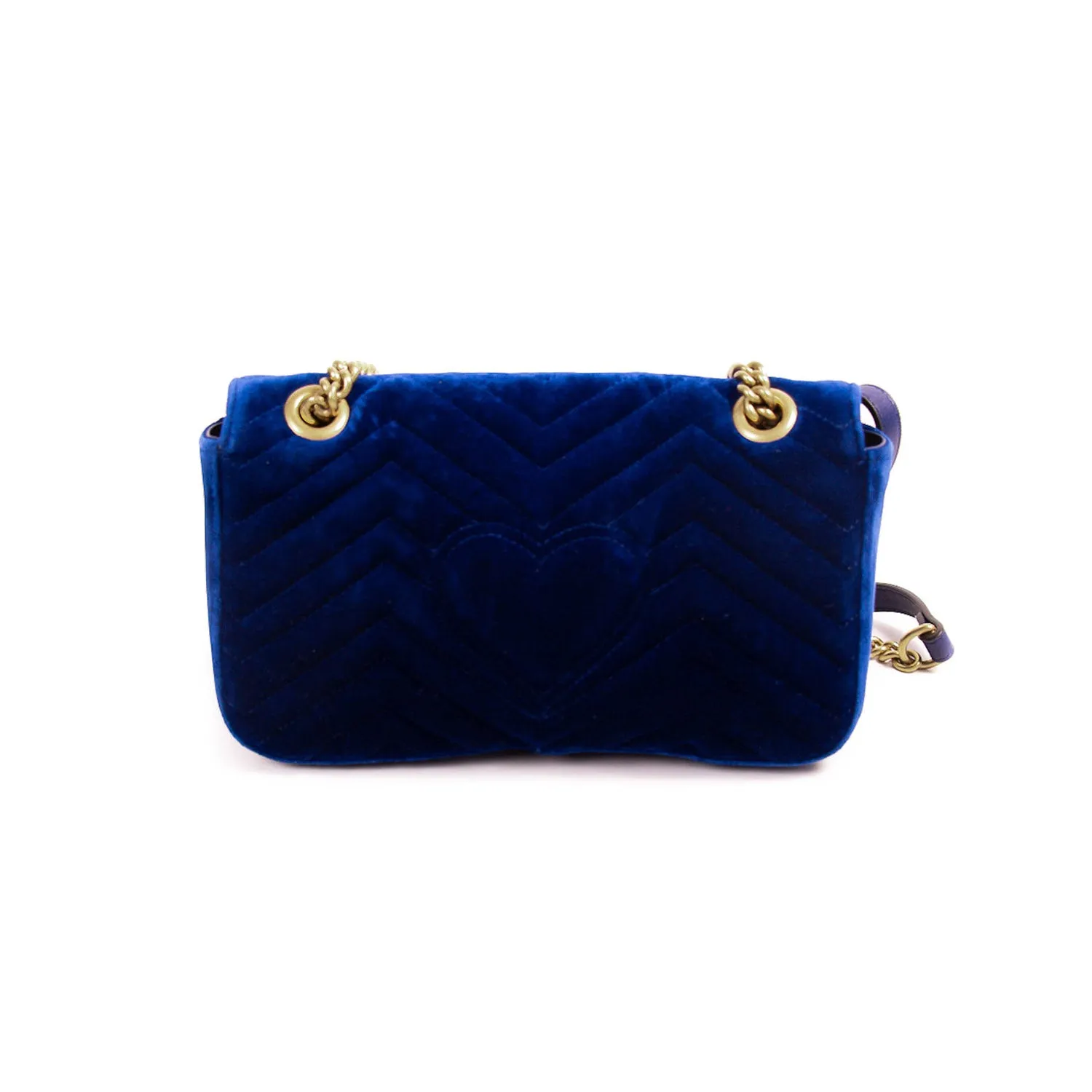 Gucci GG Marmont Small Velvet Metalassé Bag