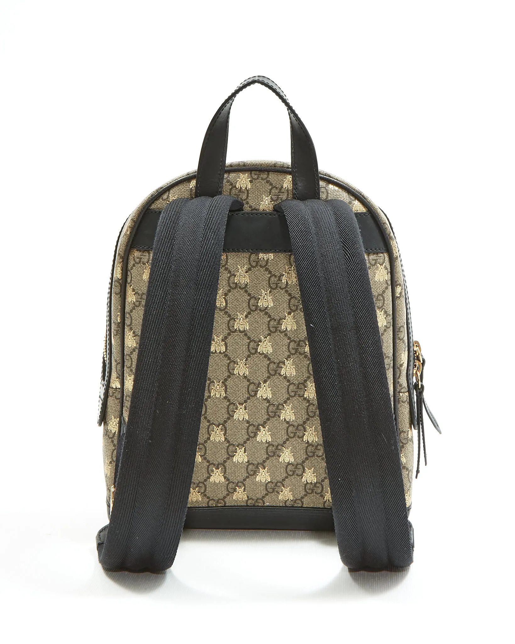 Gucci GG Supreme Canvas Small Bee Backpack