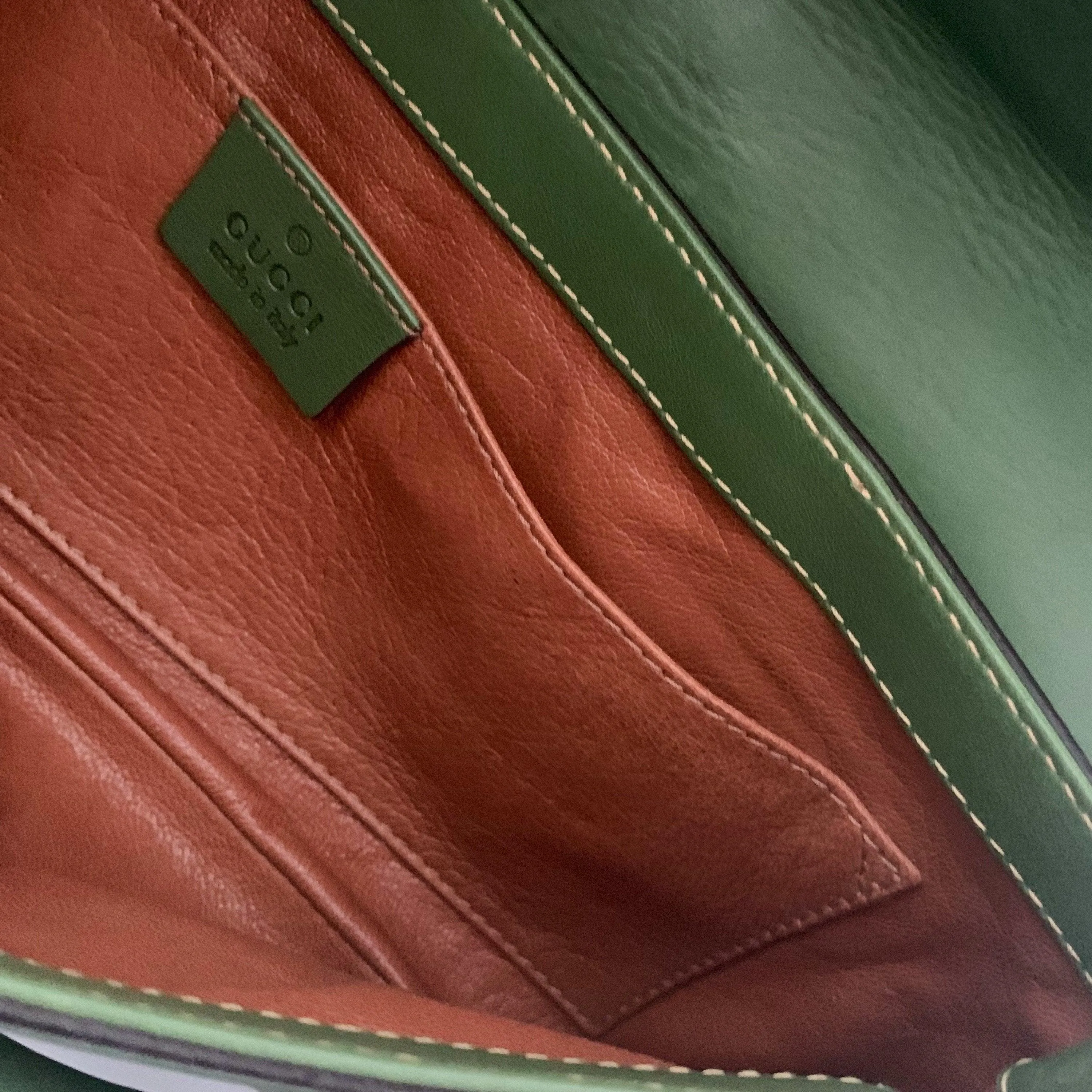 Gucci Green Chain Shoulder Bag