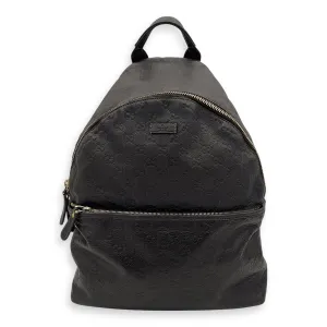 Guccissima Backpack Brown in Calfskin, Silver hardware