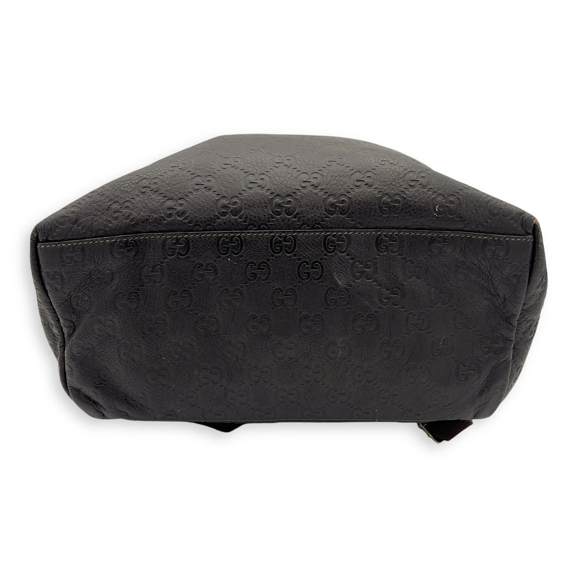 Guccissima Backpack Brown in Calfskin, Silver hardware