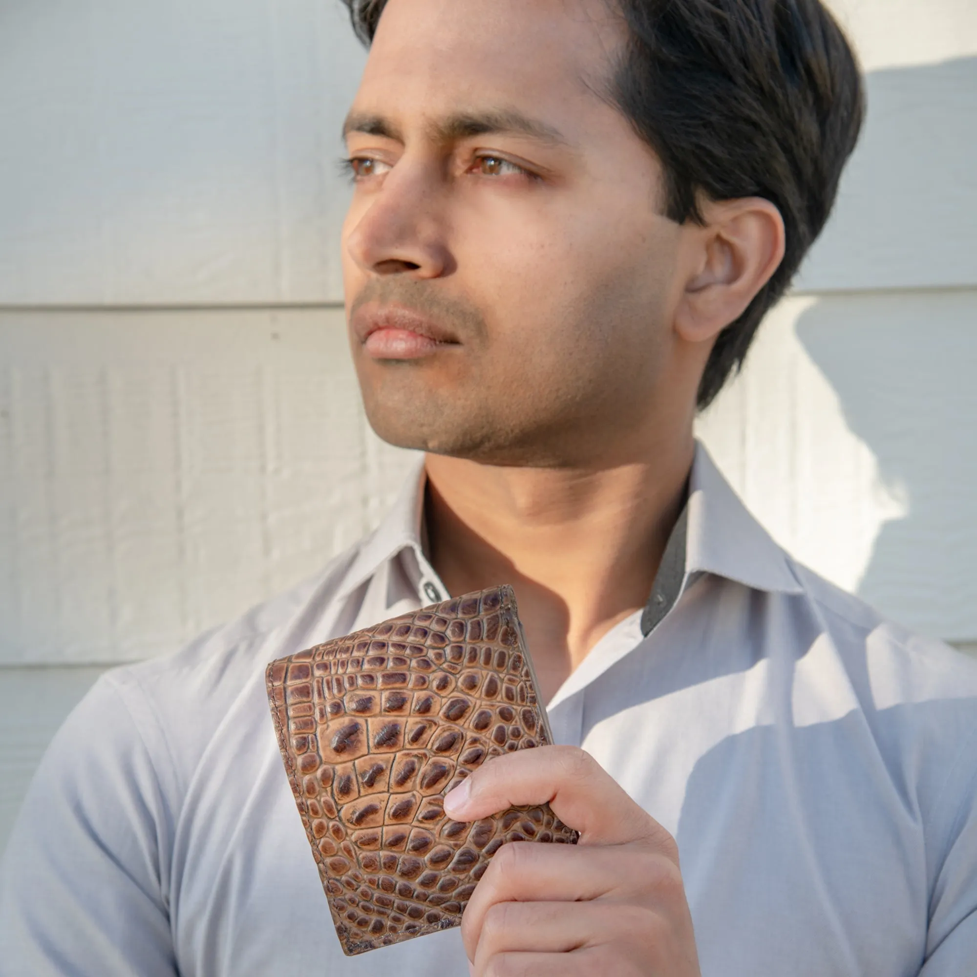Handcrafted Leather Wallet - Brown
