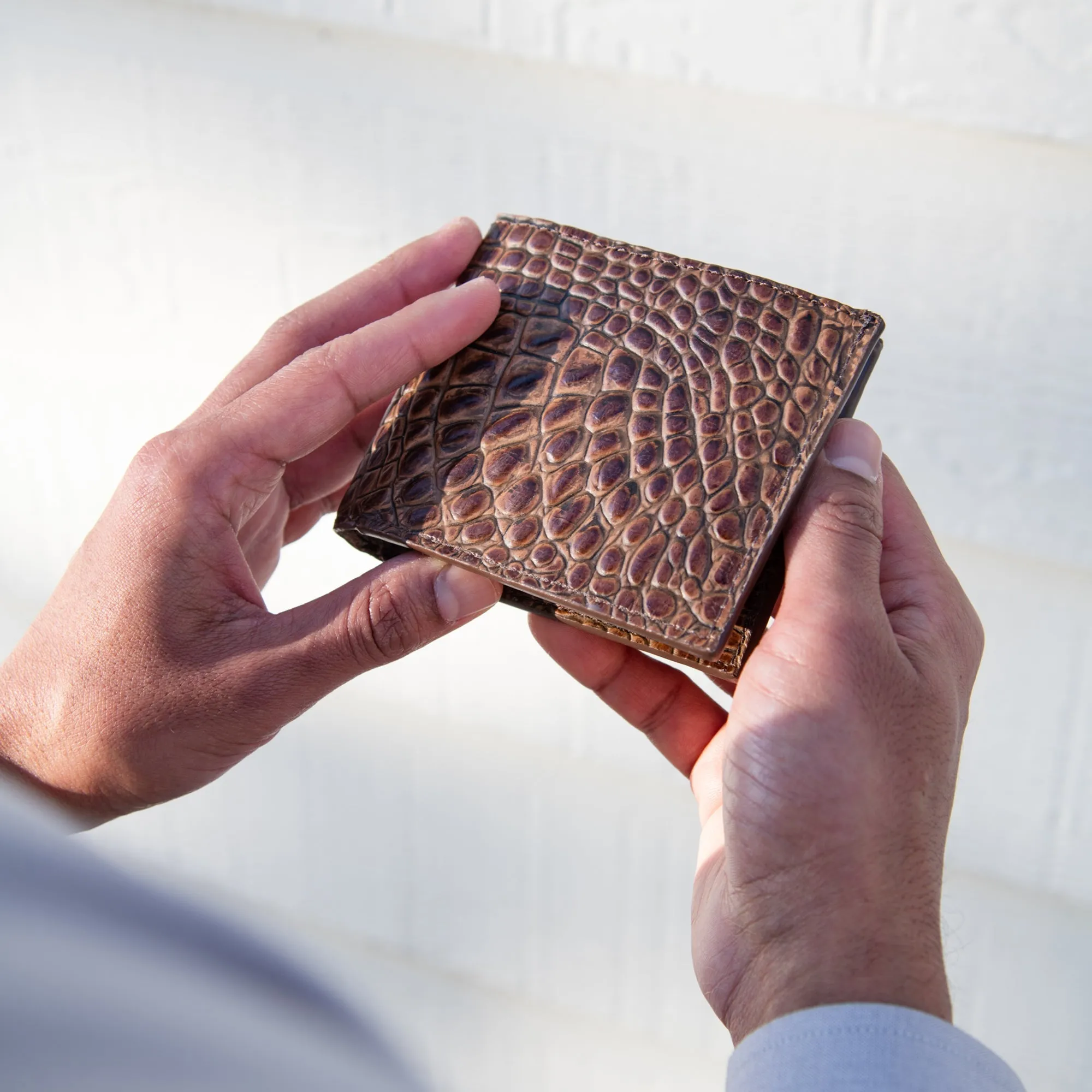 Handcrafted Leather Wallet - Brown