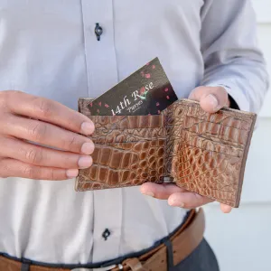 Handcrafted Leather Wallet - Brown