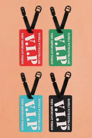 HANDLE WITH EXTRA CARE V.I.P. LUGGAGE TAG