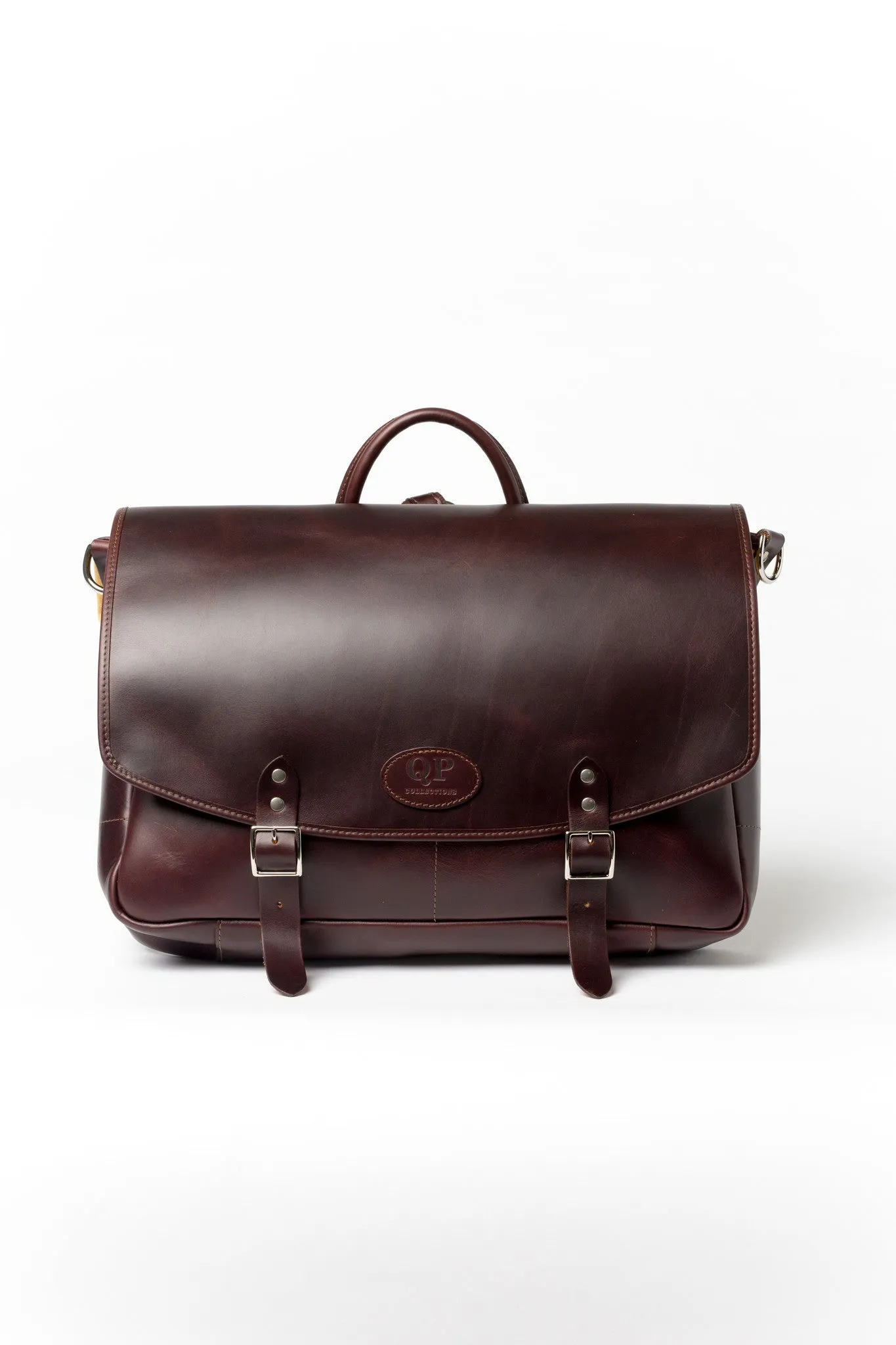 Handmade Leather and Canvas Messenger/Backpack