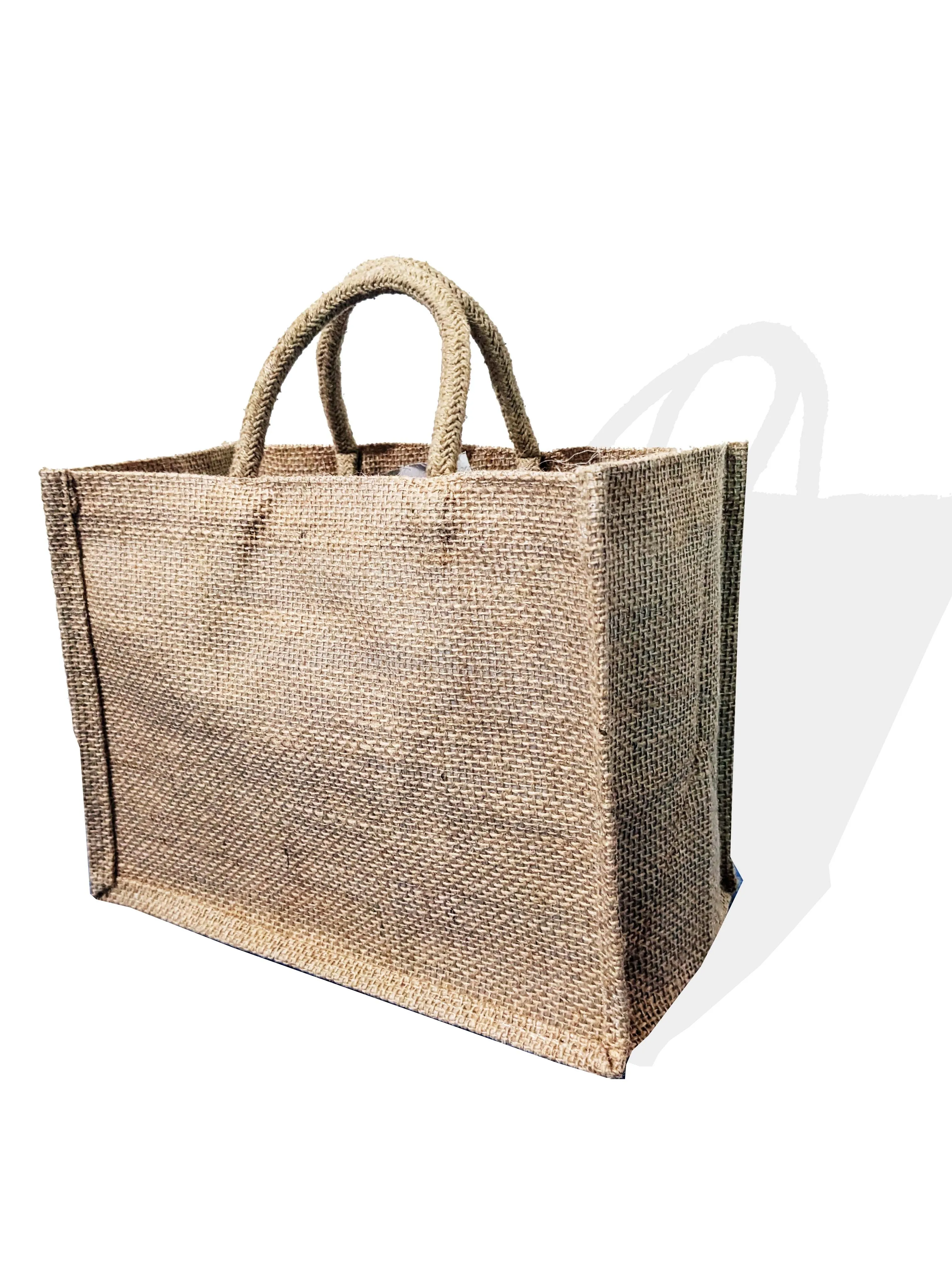 Handmakers Diwali Return Gift Jute Bags 8X10 Inch Pack of 9