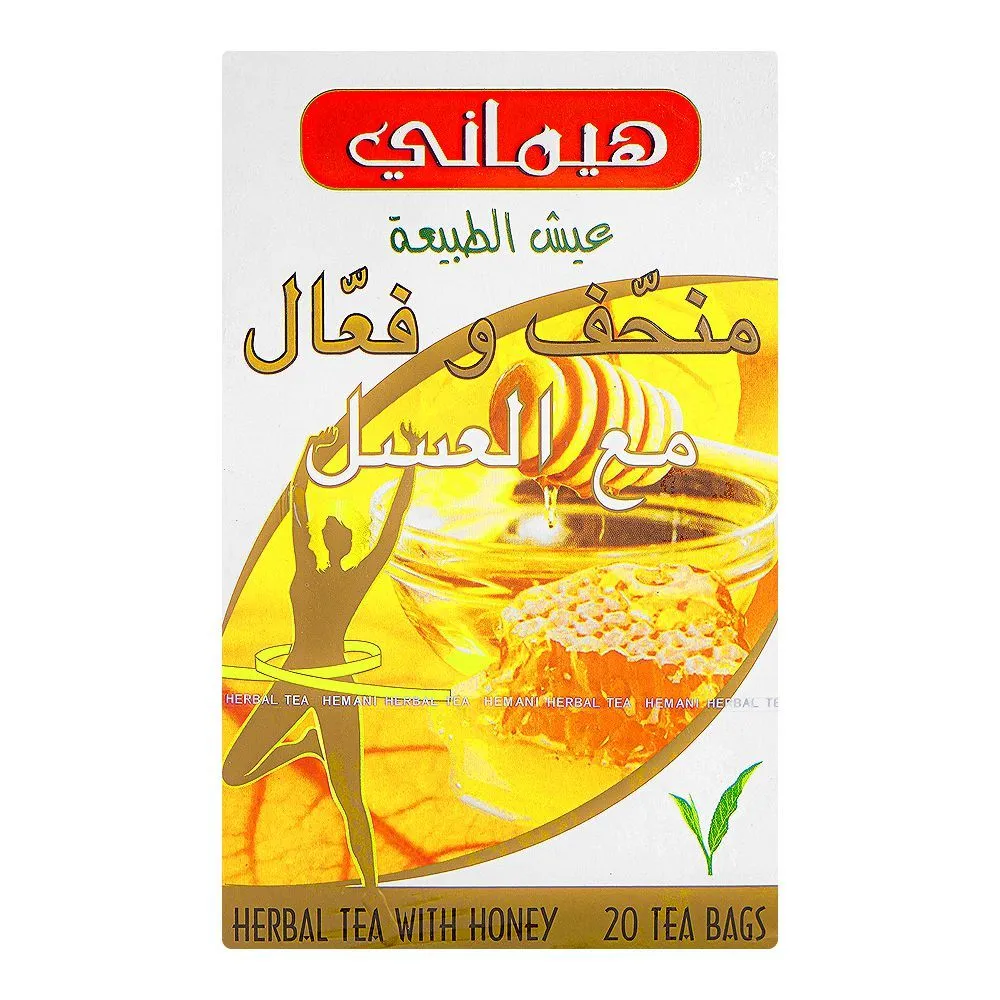 Hemani Slim & Smart Honey Herbal Tea Bags, 20-Pack