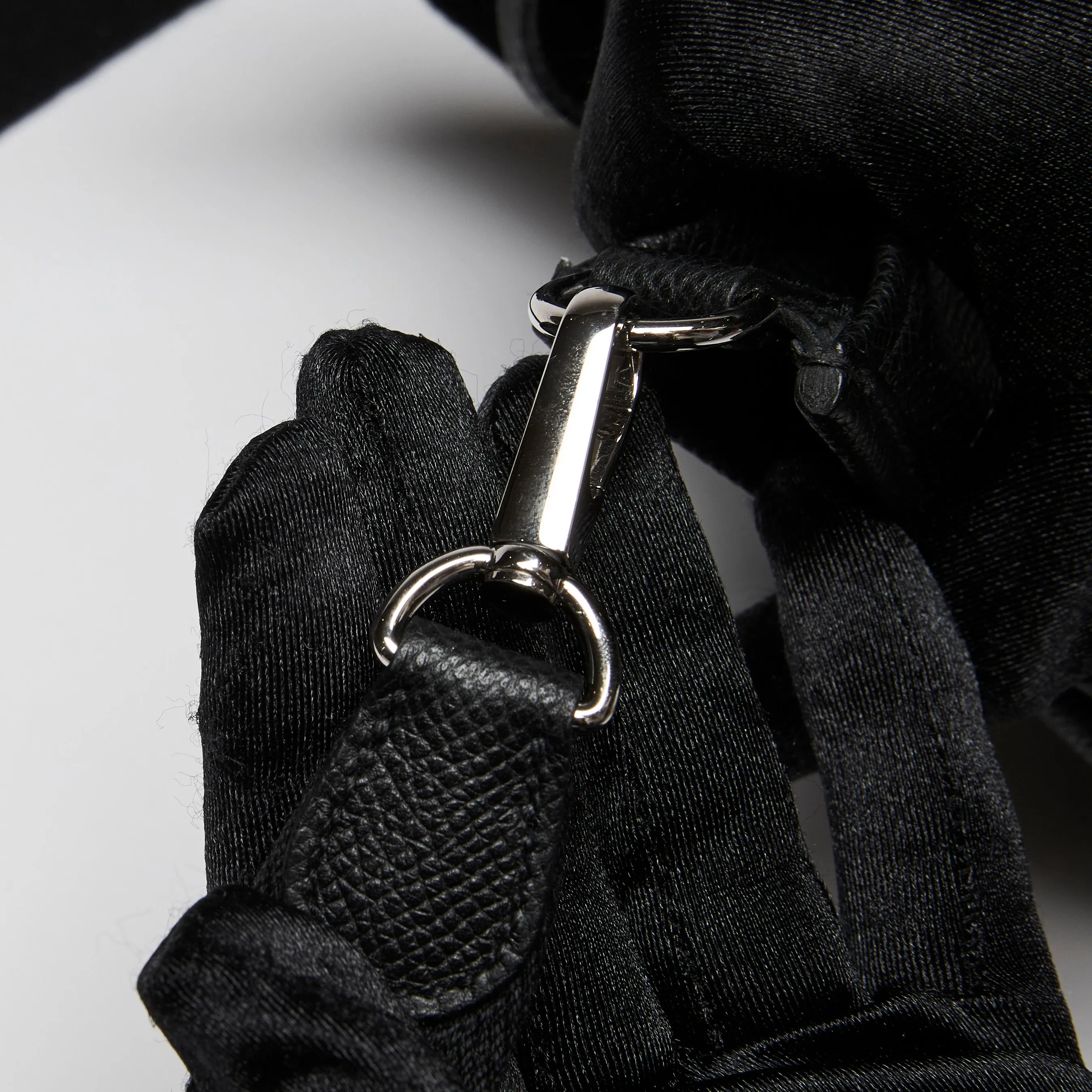 Hermes Black Epsom Leather TPM Evelyne Handbag