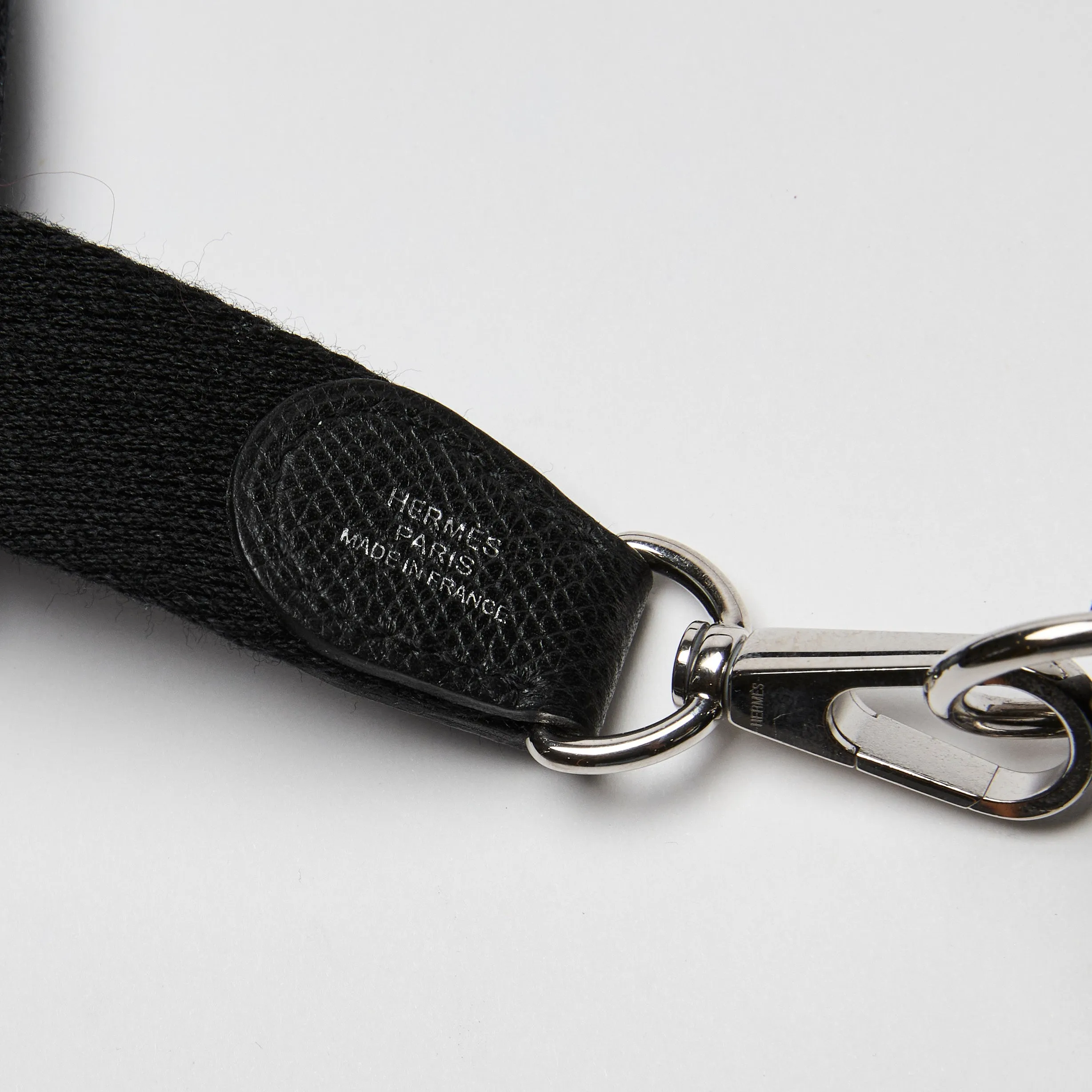 Hermes Black Epsom Leather TPM Evelyne Handbag