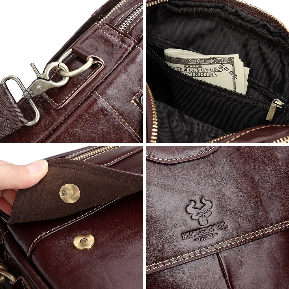 High Quality Handbag For Men Genuine Leather Messenger Bag