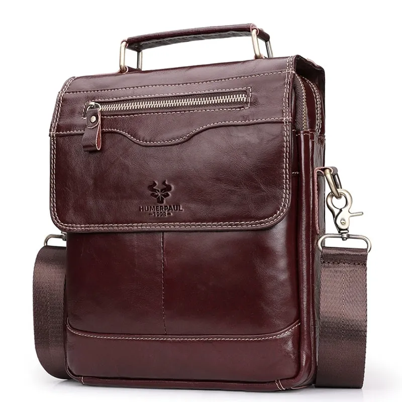 High Quality Handbag For Men Genuine Leather Messenger Bag