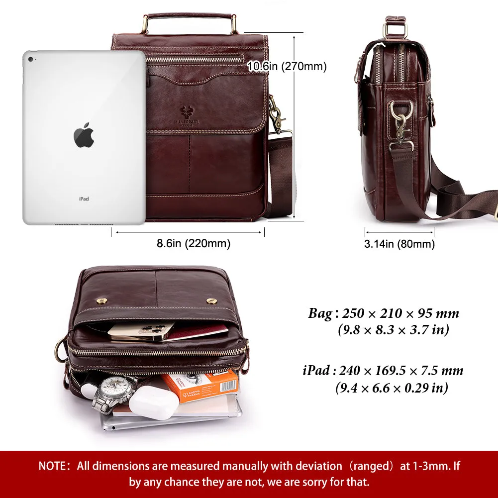 High Quality Handbag For Men Genuine Leather Messenger Bag
