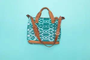 Huipil Ikat Day Bag Tote Purse Diaper Bag Cross Body (medium) #031