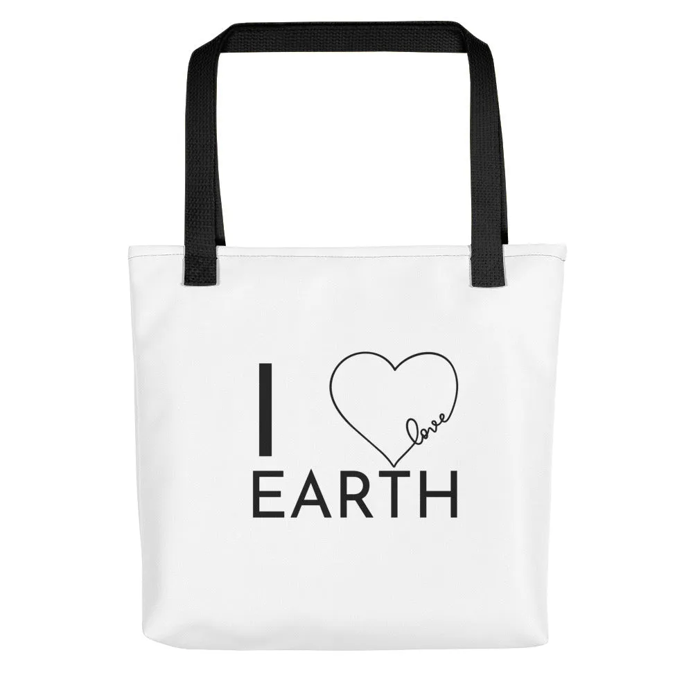 I Love Earth Tote Bag