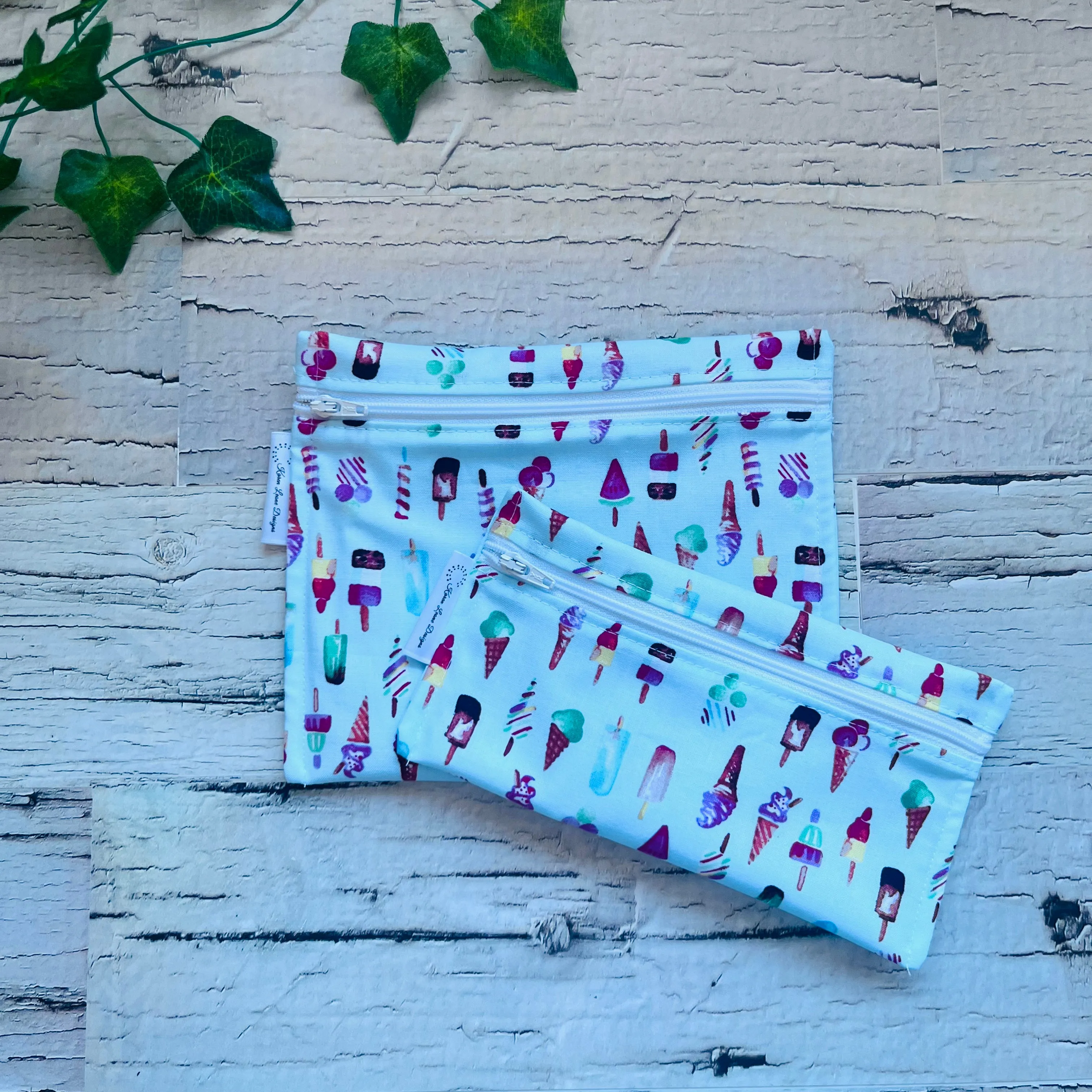 Ice Cream Sandwich & Snack Bags