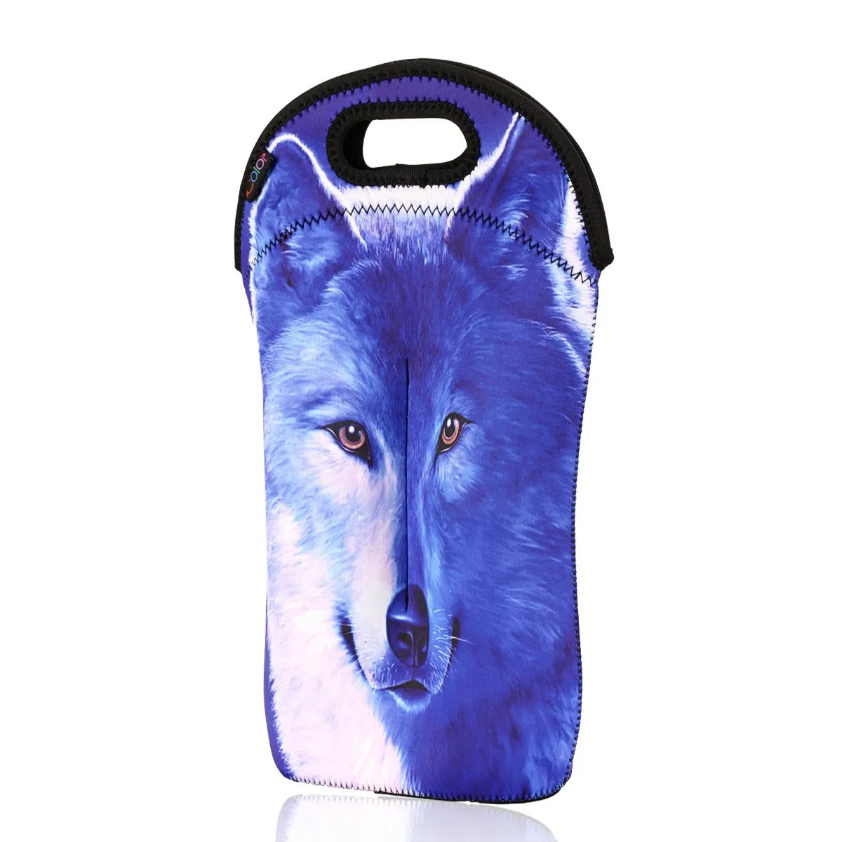 iColor insulated Wine bag tote Holder Covers for Beverages,Containers,Soft Drinks,Sodas,Sports Water Bottles,Baby Bottles,Make of thick Neoprene,Zipper Closure,Machine-Washable Wine bag-12