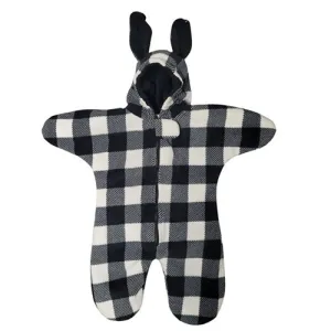 INFANT BUNTING BAG BUNNY BUFFALO CHECK WHITE