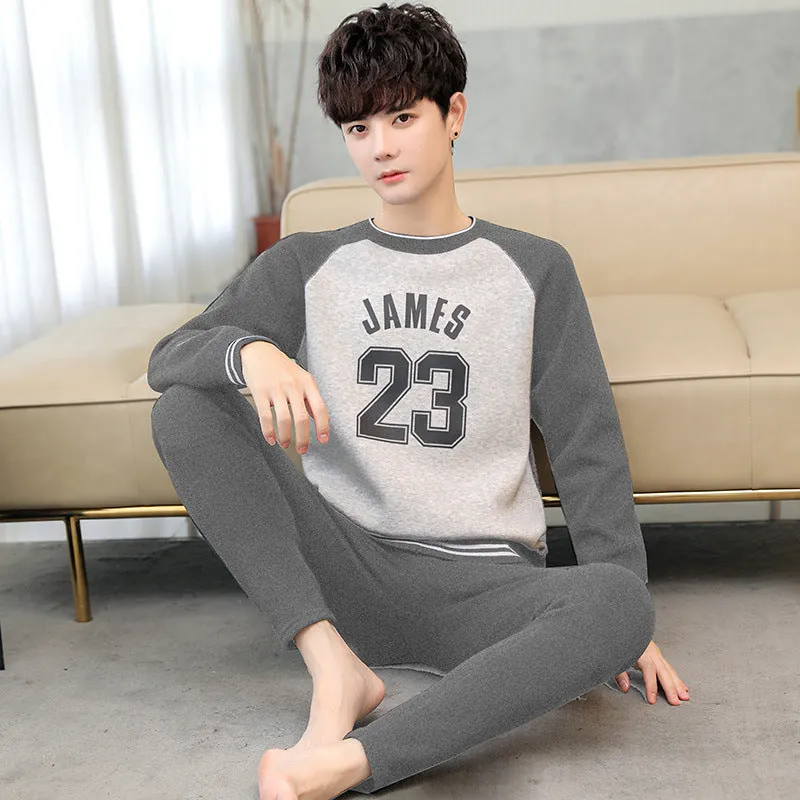 INSTOCK-Plush and thickened youth men's thermal