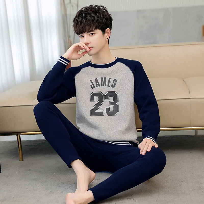 INSTOCK-Plush and thickened youth men's thermal