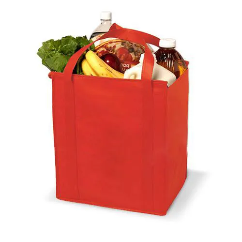 Insulated Zippered Reinforced Shopping Bag *Stocked in the USA*