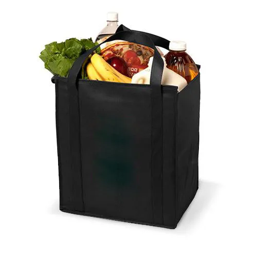 Insulated Zippered Reinforced Shopping Bag *Stocked in the USA*