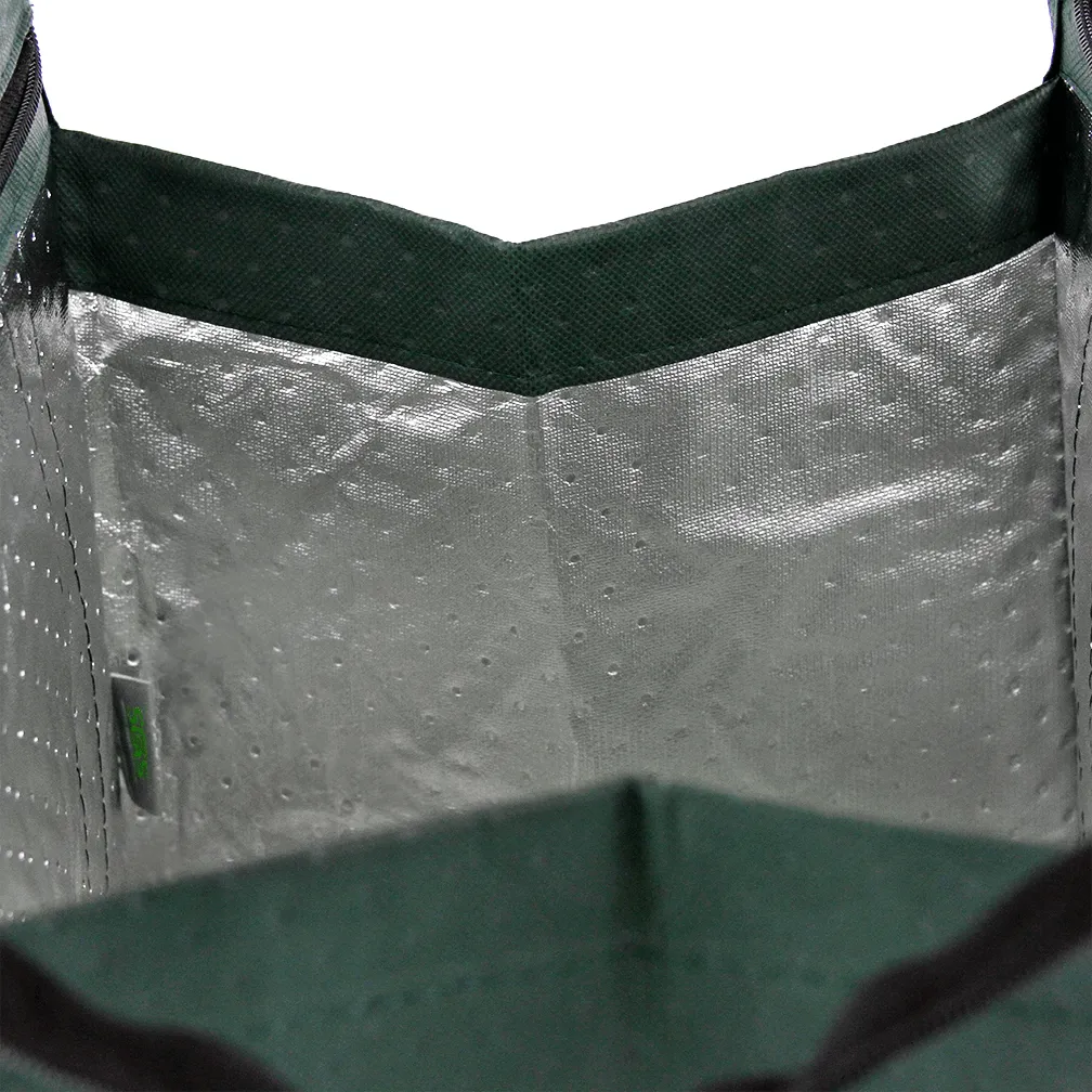 Insulated Zippered Reinforced Shopping Bag *Stocked in the USA*
