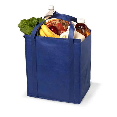 Insulated Zippered Reinforced Shopping Bag *Stocked in the USA*