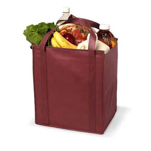 Insulated Zippered Reinforced Shopping Bag *Stocked in the USA*