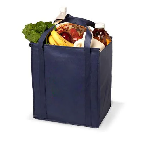 Insulated Zippered Reinforced Shopping Bag *Stocked in the USA*
