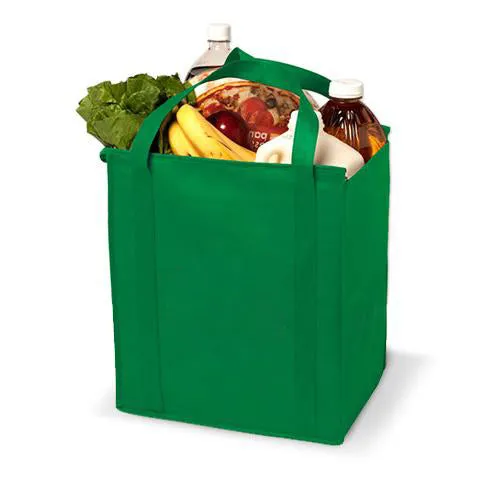Insulated Zippered Reinforced Shopping Bag *Stocked in the USA*