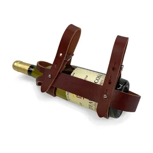 Jay Teske Leather Bicycle Wine Carrier