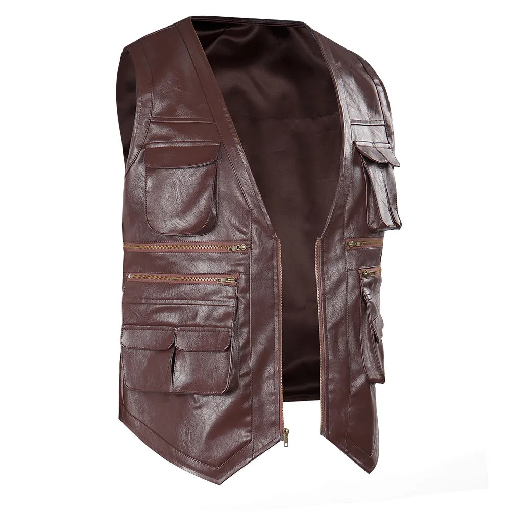 Jurassic World: Dominion  Owen Grady Cosplay Costume Vest Only Halloween Carnival Suit