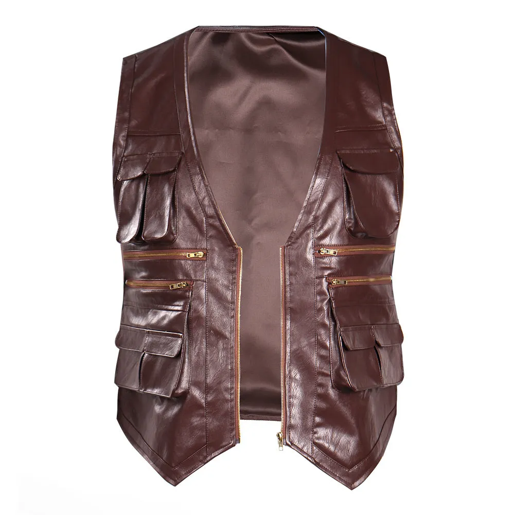 Jurassic World: Dominion  Owen Grady Cosplay Costume Vest Only Halloween Carnival Suit