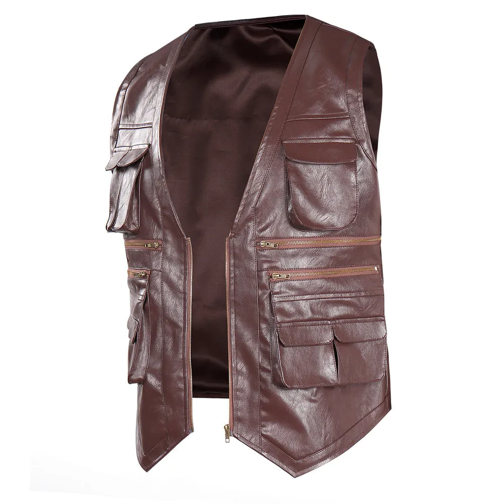 Jurassic World: Dominion  Owen Grady Cosplay Costume Vest Only Halloween Carnival Suit