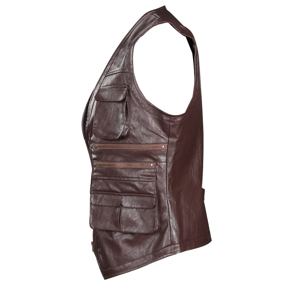 Jurassic World: Dominion  Owen Grady Cosplay Costume Vest Only Halloween Carnival Suit