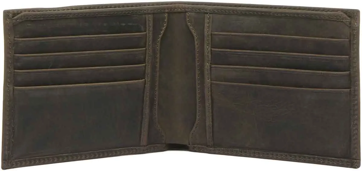 Justin Reece England Wallet 8 Card In Khaki