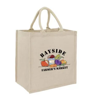 Jute Hessian Grocery Shopping Bag