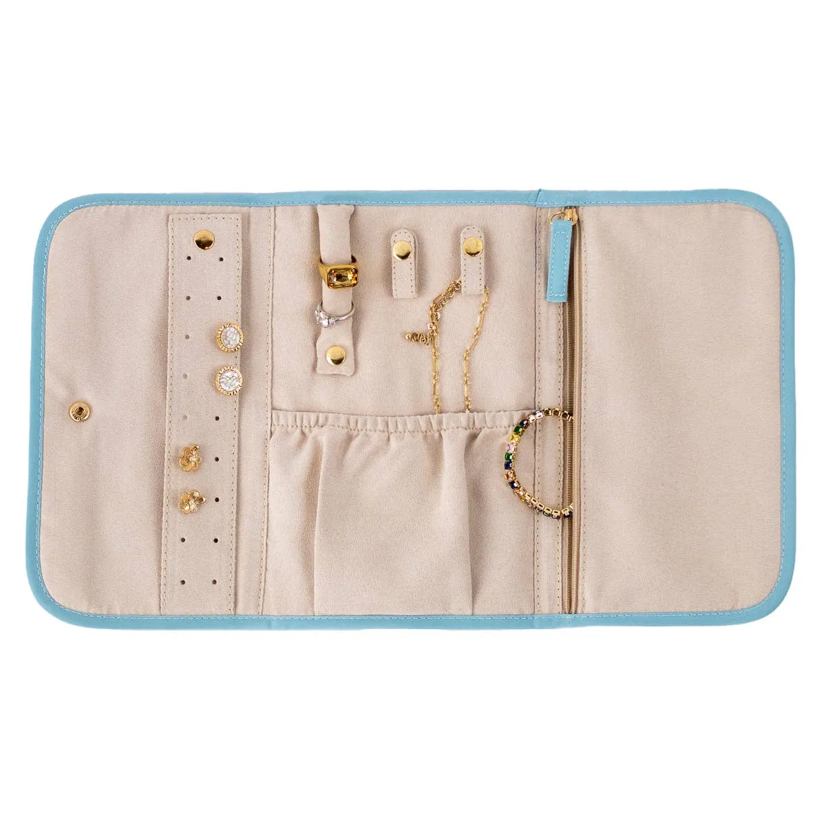 KATE JEWELRY ROLL || BLUE