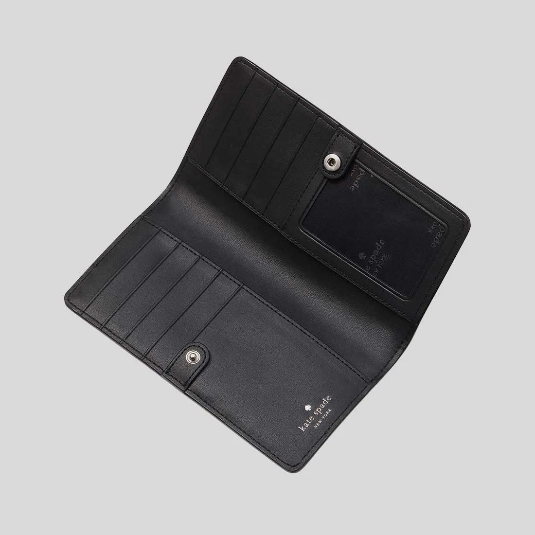 KATE SPADE Madison Large Slim Wallet Black RB-KI366