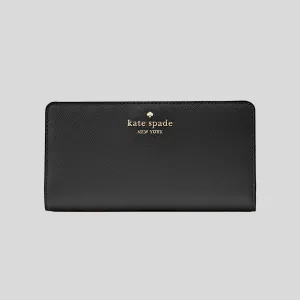 KATE SPADE Madison Large Slim Wallet Black RB-KI366