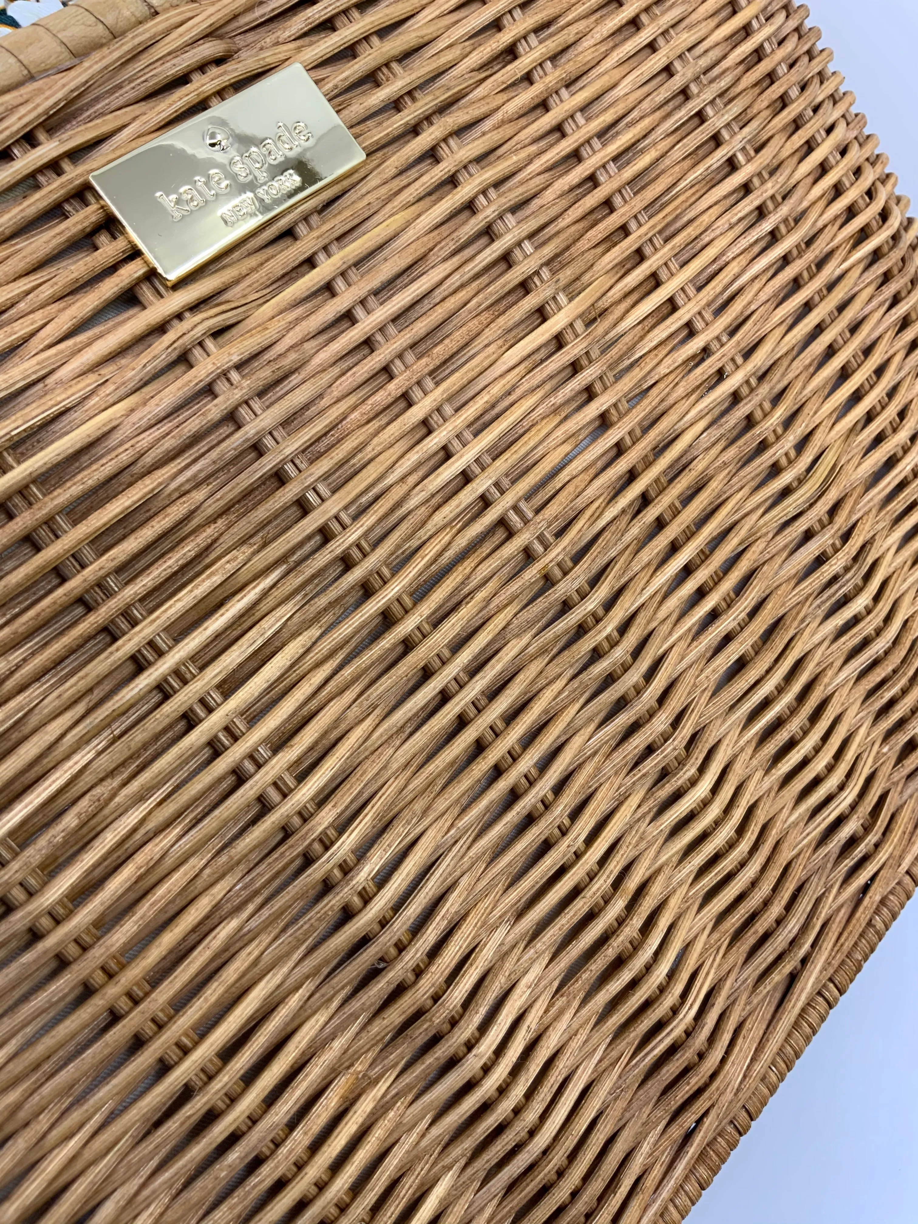 KATE SPADE SAM WICKER SATCHEL