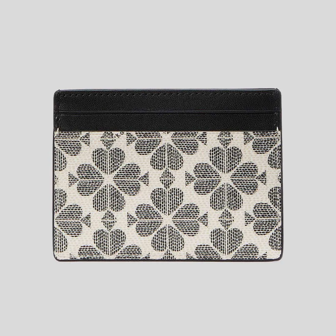 KATE SPADE Signature Spade Flower Small Slim Card Holder Black Multi RB-KI371