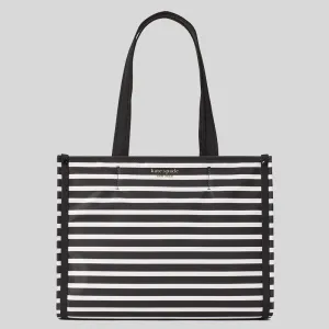 KATE SPADE The Little Better Sam Stripe Medium Tote Bag