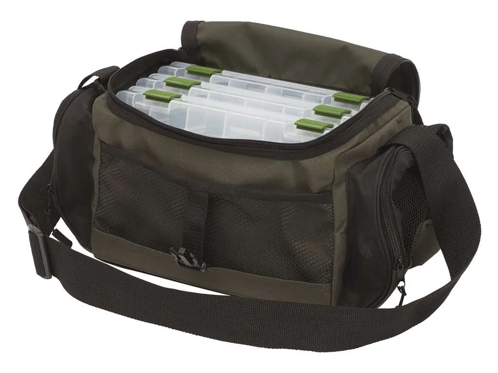Kinetic Tackle System Bag w/Boxes 16Ltr - Moss Green