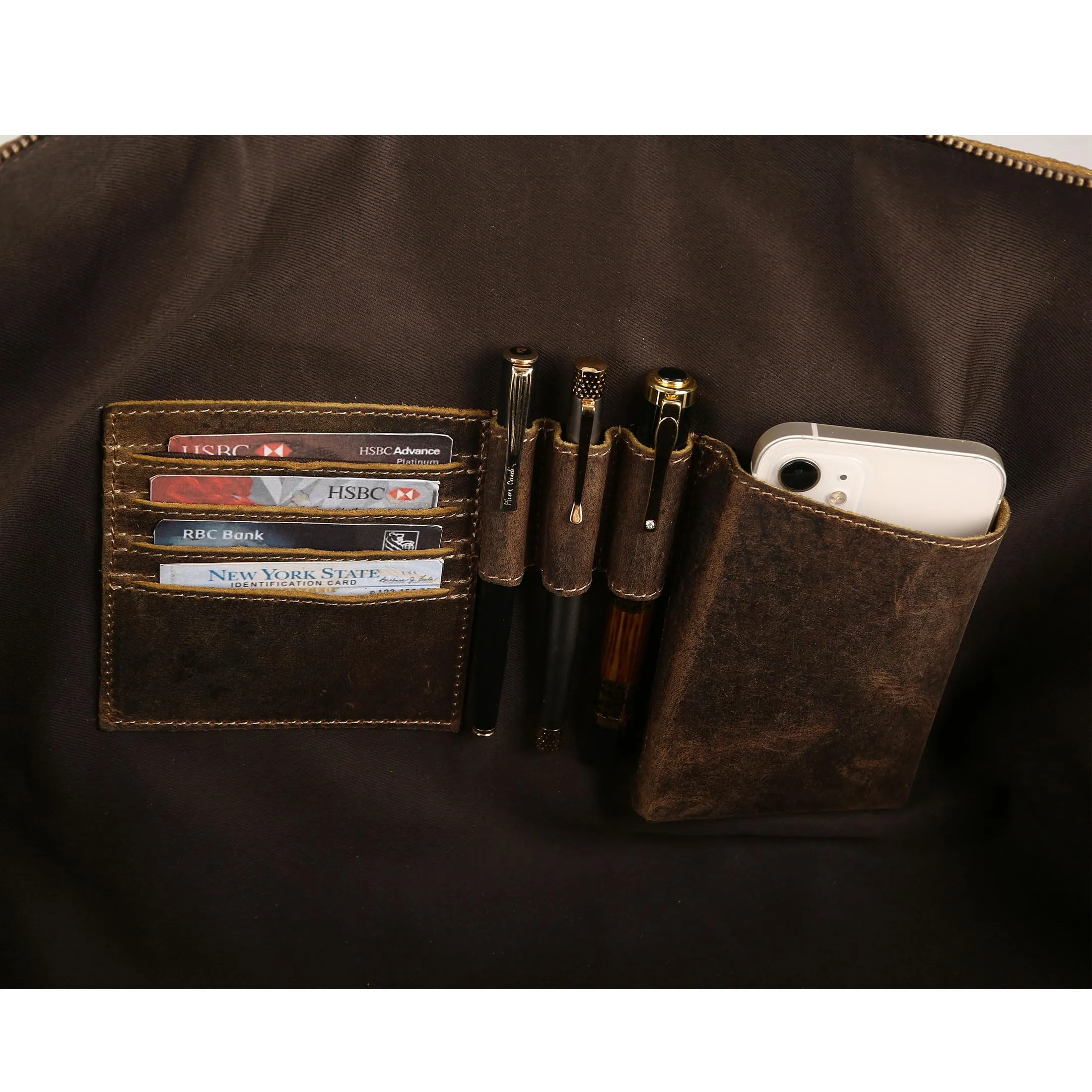 KomalC Leather Travel Duffel Bags for Men and Women Full Grain Leather Overnight Weekend Leather Bags Sports Gym Duffle