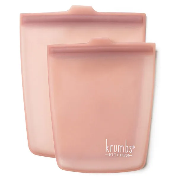 Krumbs Kitchen Silicone Storage Bags 2pack