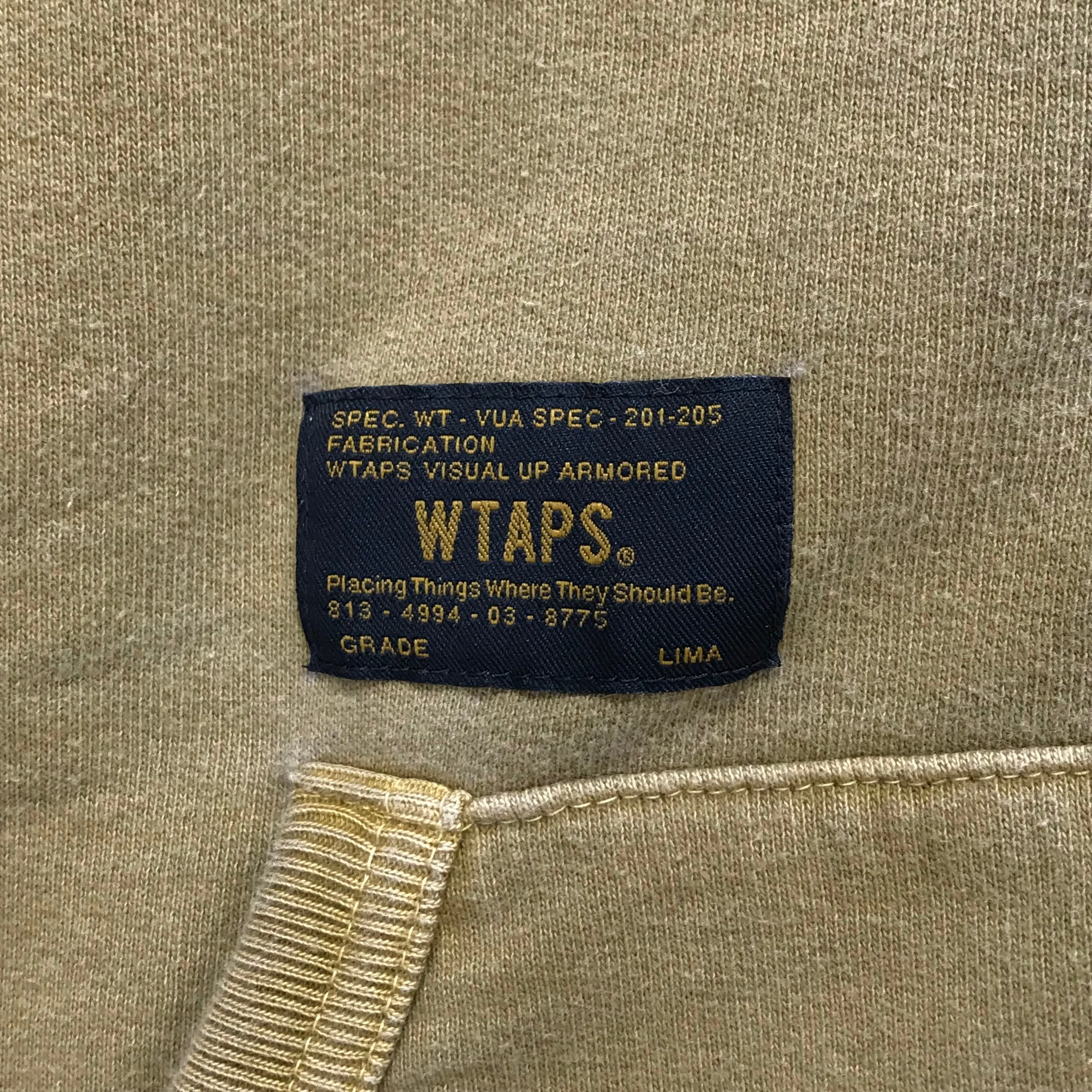 [L] WTAPS HELLWEEK OVERDYE HOODIE MUSTARD